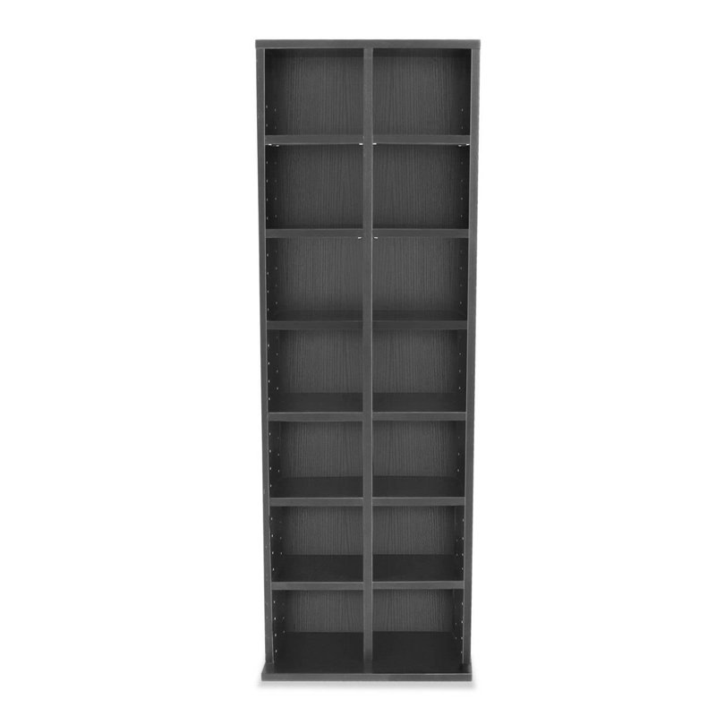 113.8cm H x 38.6cm W Cube Bookcase, Black