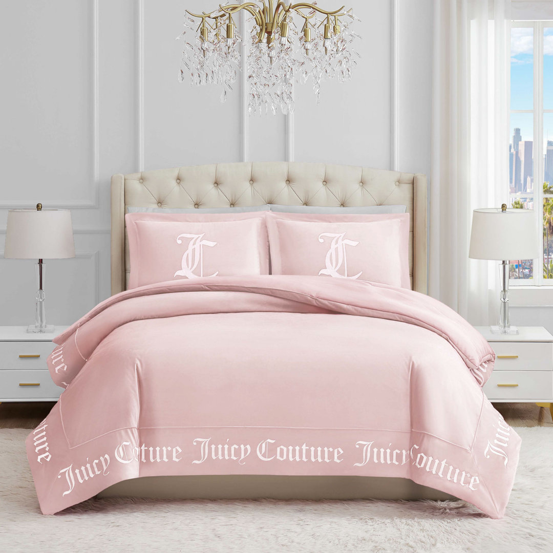Juicy Couture Gothic Reversible Comforter & Shams Bedding Sets Juicy Couture 