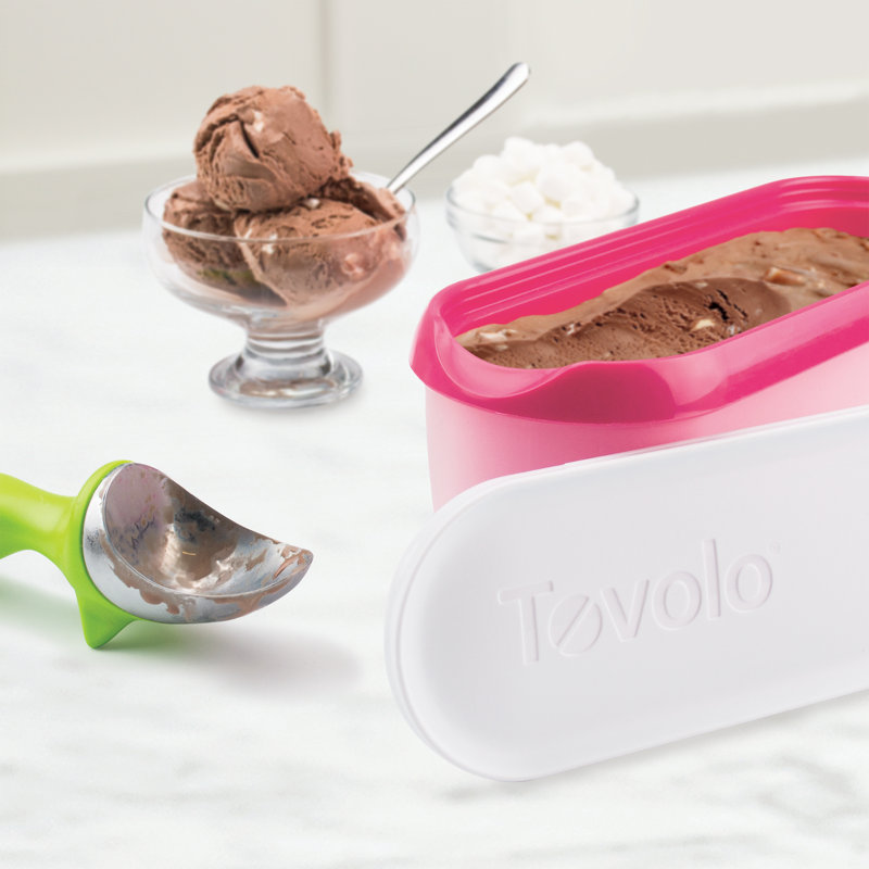 Glide-a-Scoop Ice Cream Tub, Raspberry