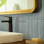 Carrelage mural à lattes en porcelaine brillante 5 po x 10 po Marino-108776174