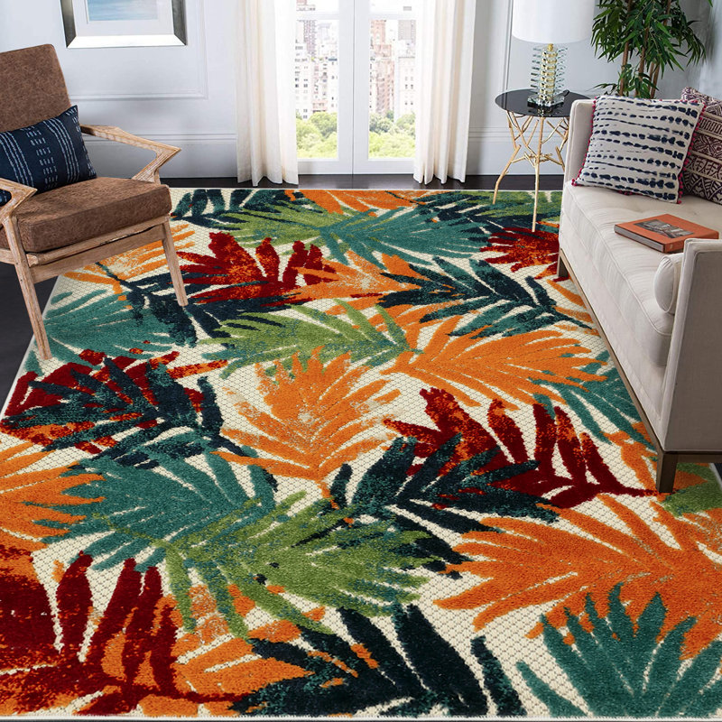 Tapis Brenda avec envers antidérapant, Rectangle 5 pi 3 po x 7 pi 3 po