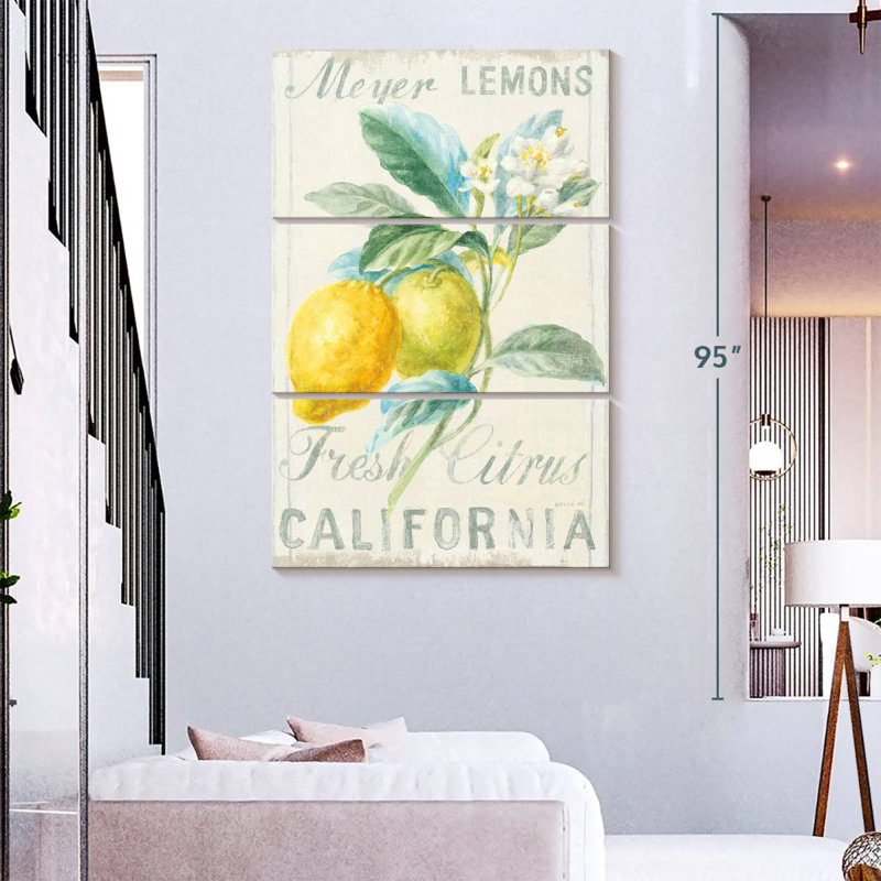 Kema Floursack Lemon II Wall Sign, 32" H x 20" W