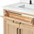 Thornaby 72'' Solid Wood Double Bathroom Vanity with 1.5'' Carrara Quartz Top-1500307764-1500307766