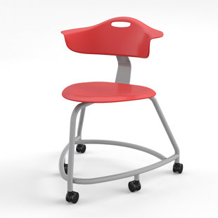360 Chair With Back, Soft Wheel Casters
