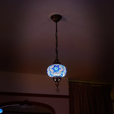 Karlie 1 - Light Antique Bronze Sphere Pendant