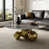 Plateau noir / base or