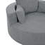 Chaise pivotante ronde avec coussins amovibles-465924833
