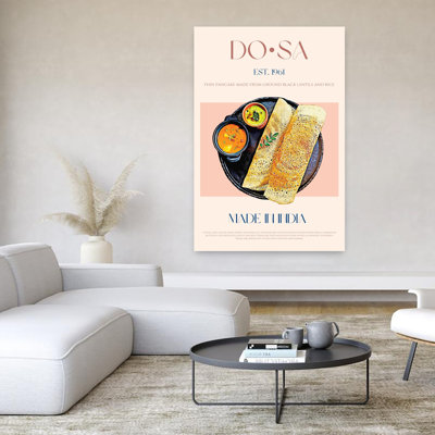 «South Indian Dosa Platter», art mural traditionnel