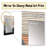 Simple Horizon III - Abstract Shapes Unique Wall Mirror Decor, Modern Large Mirror, Printed Metal Art-276298351