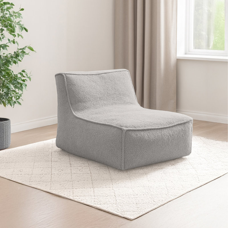 Méridienne à billes Studio, Chenille gris pâle