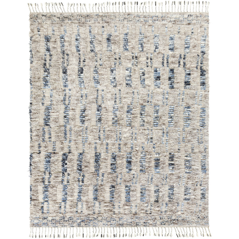 Kenady Handmade Wool Area Rug, Rectangle 2' x 3'