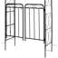 Tonnelle de jardin avec barrière Outsunny