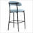 26Inch Teddy Fabric Counter Height Bar Stools-507484379