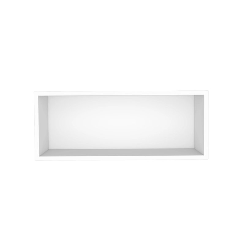 Armoire murale Rock avec rangement ouvert, Blanc