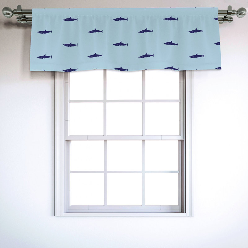 Sateen Ruffled Window Valance