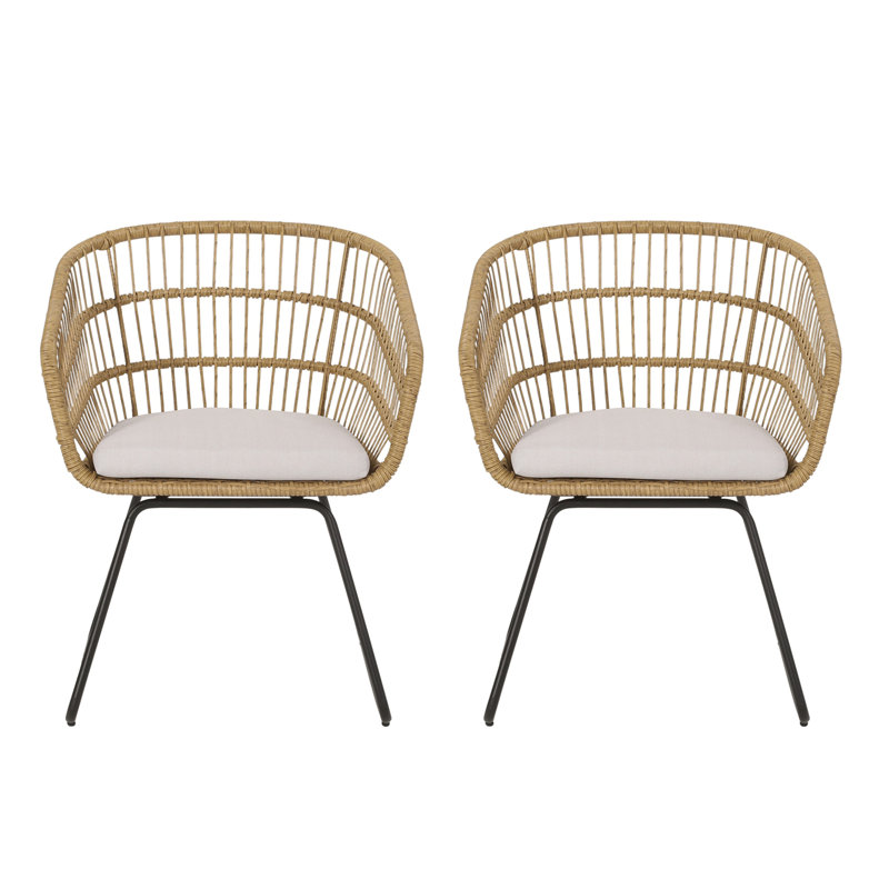 2PCS with 2 Cushions, Light Brown, Beige