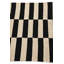Tapis noir et blanc 3x4