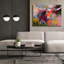 «Texas Longhorn» par Richard Wallich, art mural sur toile-101649622