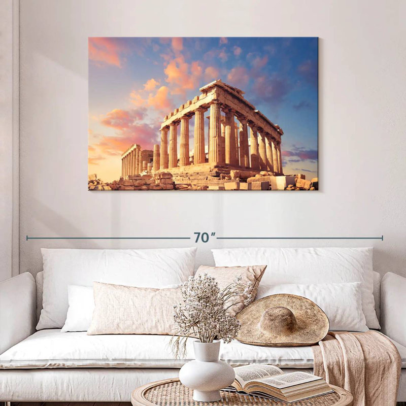 Kavia Ancient Athens Acropolis, 30" H x 45" W