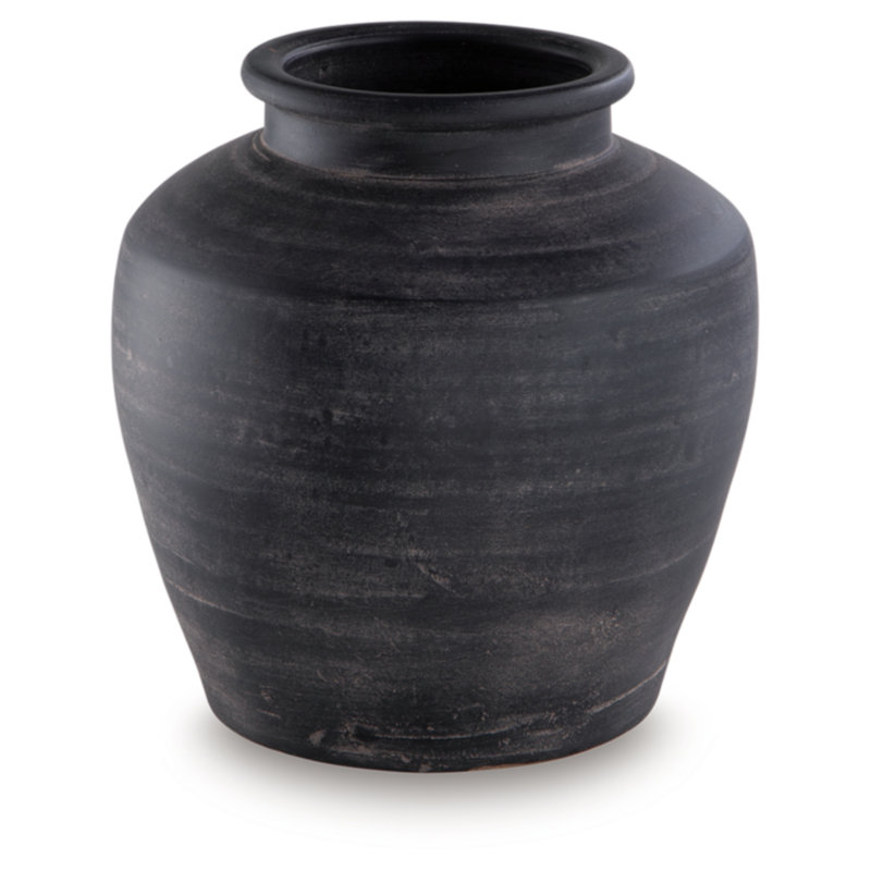 Ashly Vase, Black