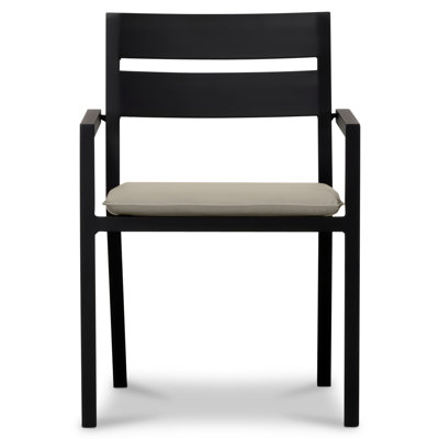 Vivant Aluminum Outdoor Dining Armchair with Cushion