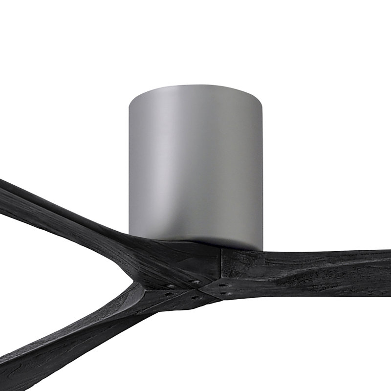 Irene Ceiling Fan, Brushed Nickel, Matte Black, 60"