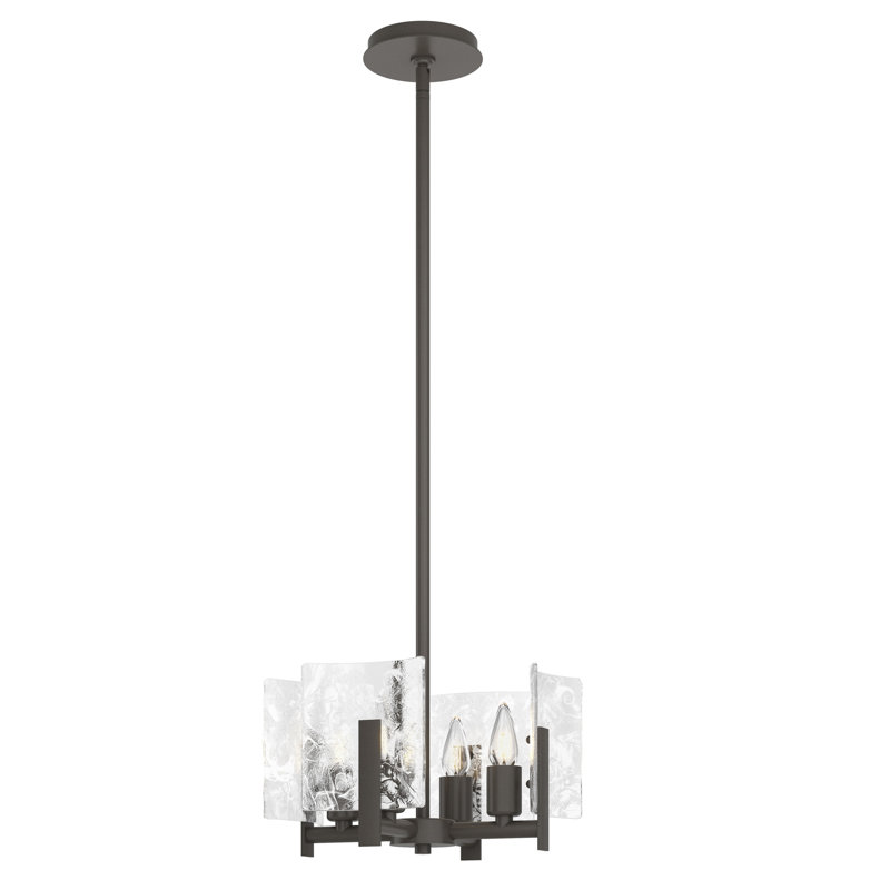 Arc 4 - Light Unique Classic Chandelier, Dark Smoke