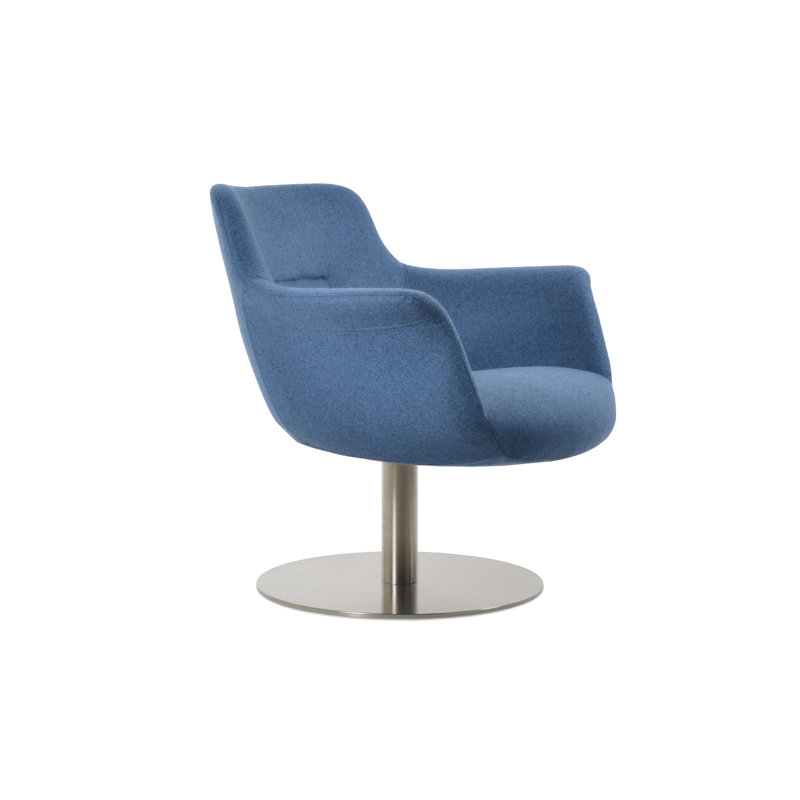 Méridienne Bottega, Mélange de polyester bleu