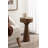 Solbrett Sculptural Mango Wood Side Table-1071950051
