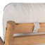 Canapé modulaire d'extérieur en bois d'acacia Henry avec coussins