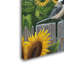 «Chickadees and Sunflowers», impression sur toile tendue-21857849