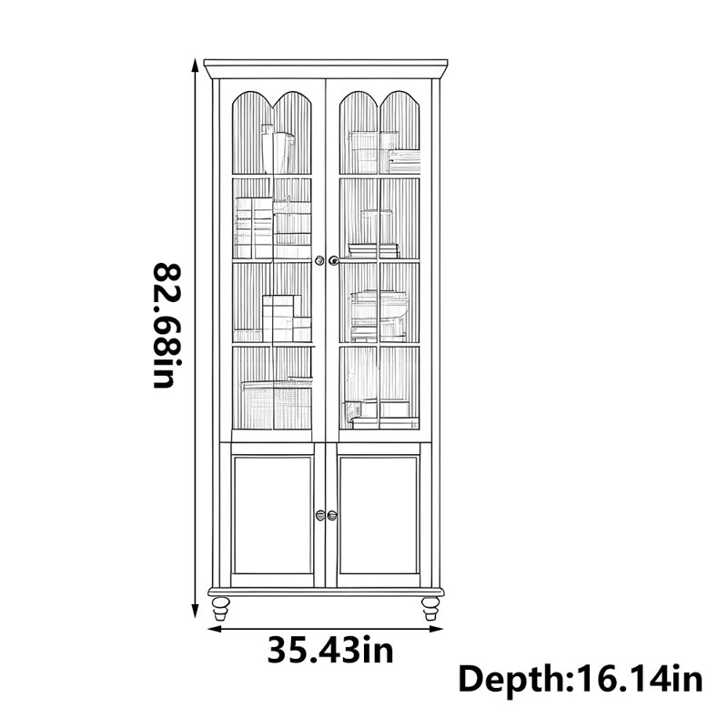 American style furniture bookcase