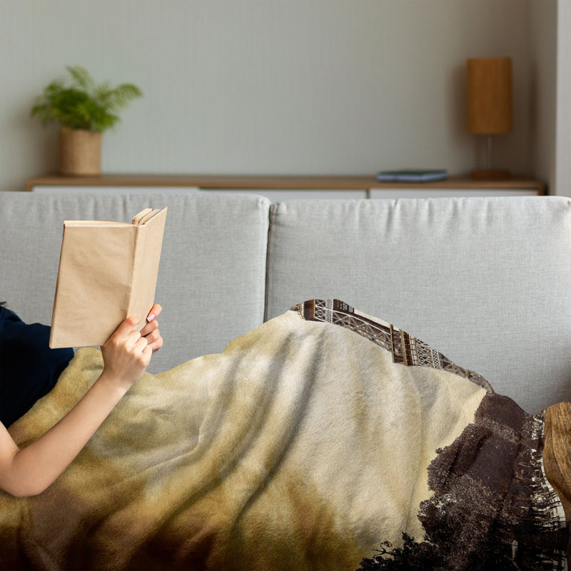 Hand Woven Throw Blanket, 50" x 60"