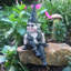 Statues de gnome de motards
