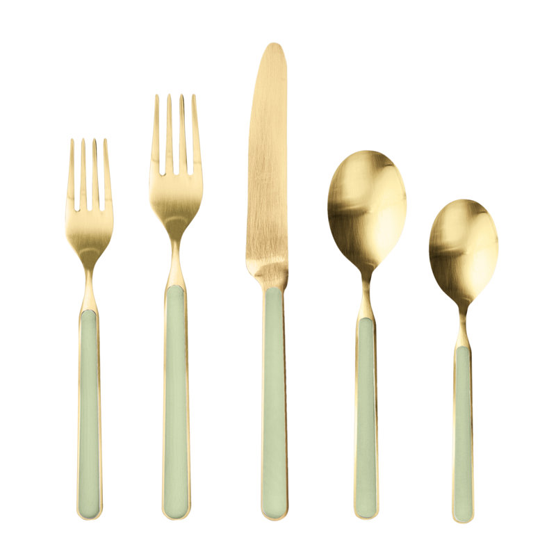 Ensemble de couverts Fantasia Ice Gold, Sauge