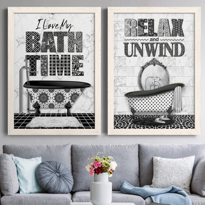 " Bath Time " 2 - Pieces