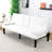 67 - Inch White Bed With Cup Holder And Adaptability To Dormitory Rest Areas 2 Seat Multi Functional Thoughtful For Various Scenarios-1691622255