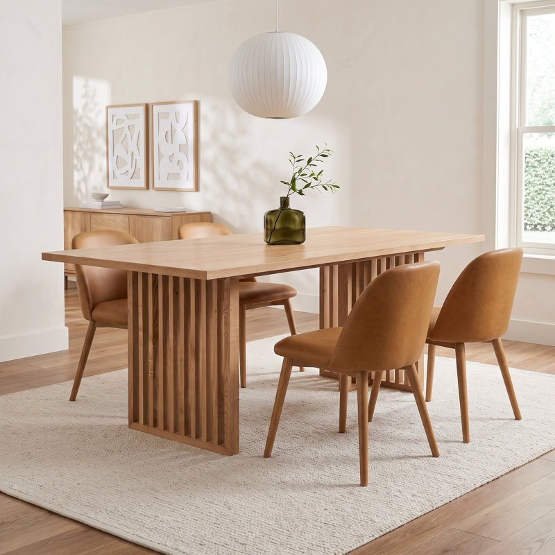 Colby Dining Table, Flaxen