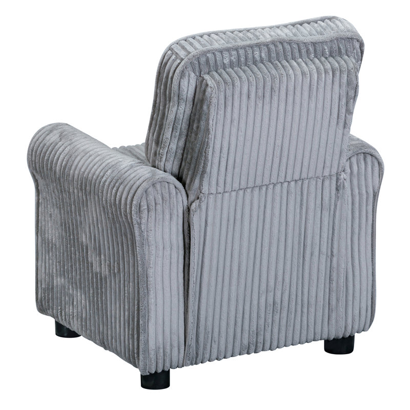 Jordan Kids Recliner Soft Gray Cords