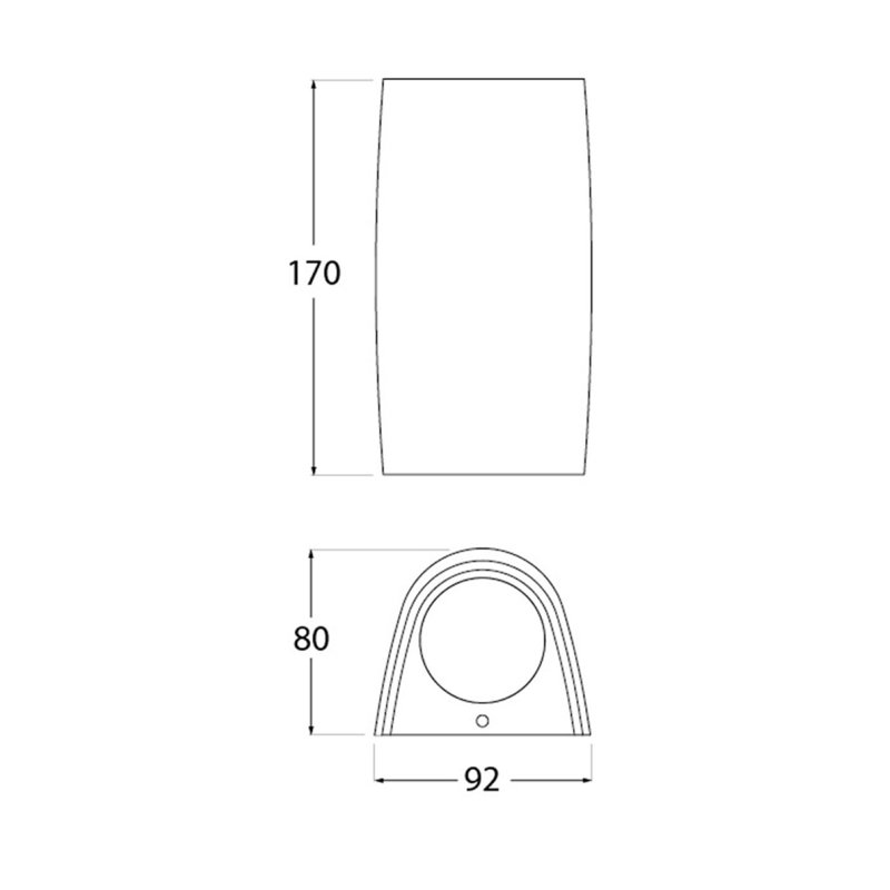 Dungall 2 - Bulb Outdoor Flush Mount, Grey