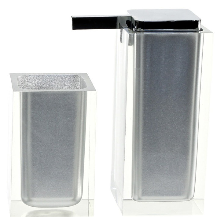 Ensemble d’accessoires de salle de bain 2 pièces Currahee, Argent