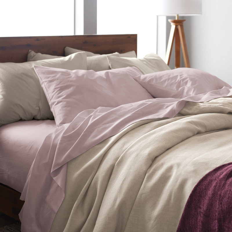 Ella Jayne Rose Bamboo Microfiber Queen Sheet Set
