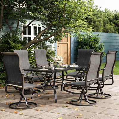 Ensemble repas pour patio 4 personnes Bhairavi