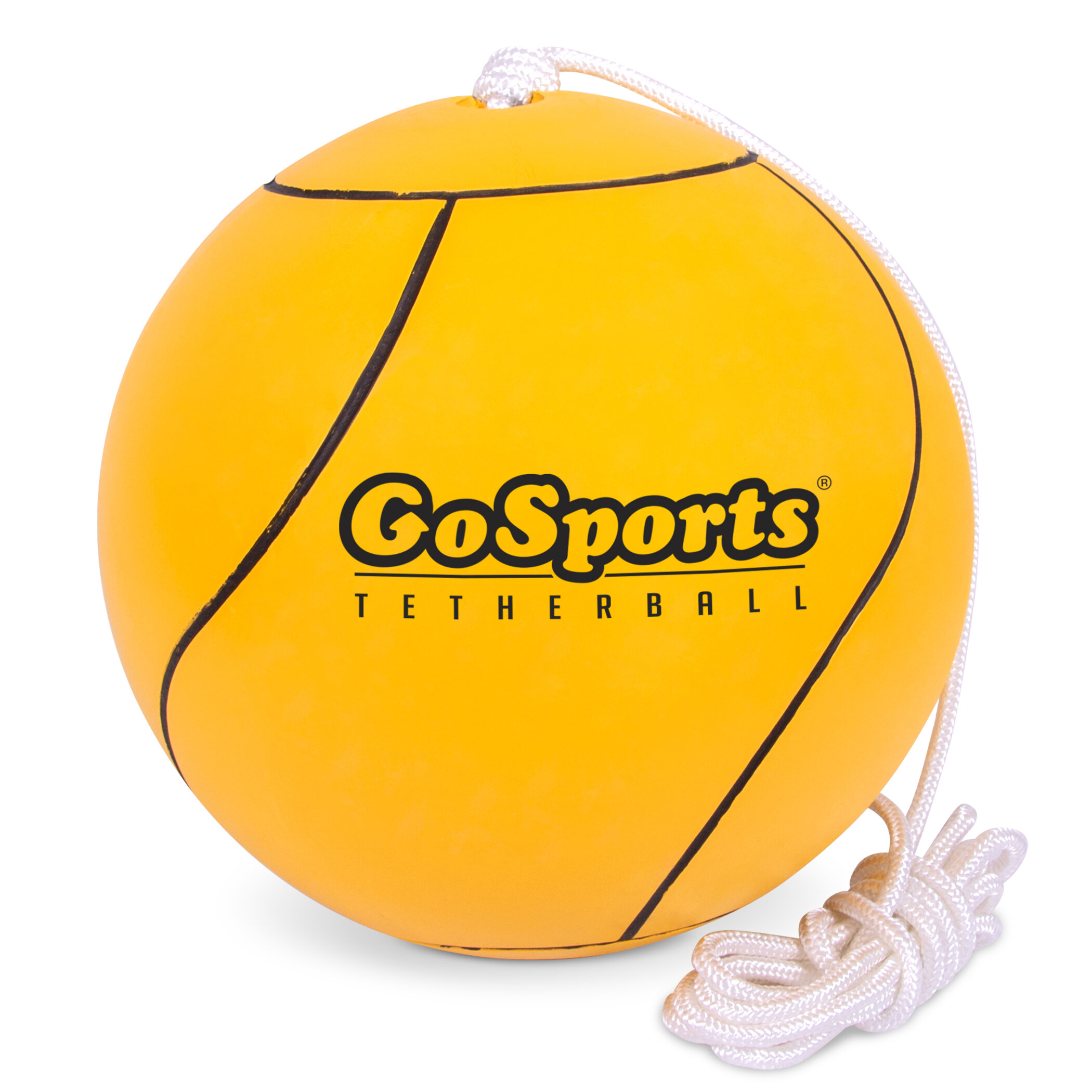 Gosports Tetherball And Rope Set, Full Size Backyard Outdoor Tetherball -  Universally Compatible Tetherball Replacement