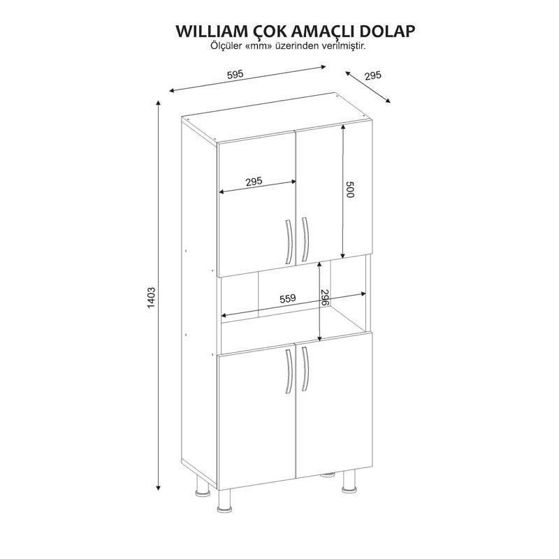 Tadwick Freestanding Bathroom Cabinet