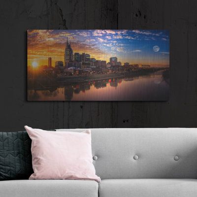 «Nashville Sunset» par Jonathan Ross, art en métal