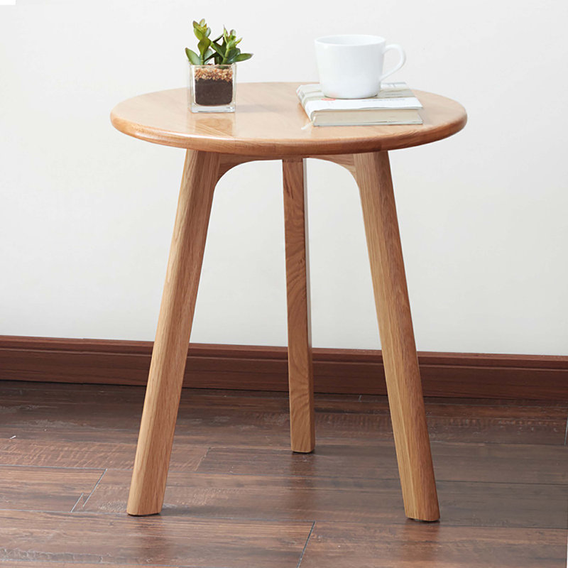 Round End Table- Small End Table Side Table Coffee Table Bedside Table Night Stand
