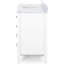 Ensemble de meuble-lavabo simple 49 po avec plateau en marbre Cristba-2134345790