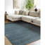 Hand Knotted Wool Area Rug in Blue-209610229