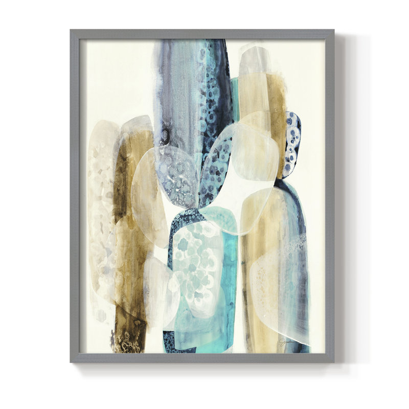 «Mood Elevator», reproduction encadrée - bois massif, H 21 po x l 17 po, Gris